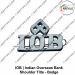 Indian Overseas Bank Security Shoulder Title : ArmyNavyAir.com