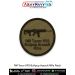 Round olive IWI Tavor X95 patch with black Tavor X95 bullpup silhouette and bold text “IWI Tavor X95 Bullpup Assault Rifle” - ArmyNavyAir tactical patch, 3" & 4".
