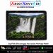 Jog Falls Shivamogga Karnataka Heritage Patch featuring scenic waterfall landscape artwork with black merrow border tourism souvenir velcro patch by ArmyNavyAir