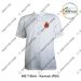 T-Shirt Indian Navy INS Kora Class | Indian Navy Surface Ship (Corvettes) T Shirt PC With Collar (White)-INS Karmuk (P 64)-Small