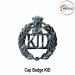 KID Security Uniform Cap Badge ( Security Agency- Services) KID Security Cap Badge Metal ( Chrome)
