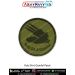 High quality Kub SA-6 Gainful Patch featuring the silhouette of the 2K12 Kub tracked missile launcher platform on an olive green background with a clean merrow-stitched border designed for military patch collectors, air-defence system enthusiasts, tactica