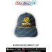 Bihar Regiment Cap with detailed embroidered Bihar Regiment insignia on high quality grey textured fabric designed by ArmyNavyAir for soldiers, ex servicemen, military enthusiasts, and collectors who prefer durable and comfortable regimental headgear that