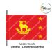 Indian Army Lancer Flag -Vehicle Flag (Army Infantry Regiments) | Indian Military Stiffener Flag with Double Side Logo (9" X 18")-Ladakh Scouts-Brigadier