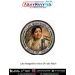 Lata Mangeshkar Voice of India tribute patch featuring portrait microphone and Indian flag