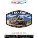 Leclerc Main Battle Tank Patch for Tank Enthusiasts and Military Collectors