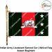 Assam Regiment | Indian Military Car Rank Flag-Flag Lieutenant General
