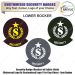 Security Badge (Rocker) oF Fabric-Cloth (Universal Logo OR Customised Logo ) For Cap-Chest -Arm Badge-Lower Rocker-4 Inch Height