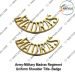 Madras Regiment Shoulder Title Badge : ArmyNavyAir.com