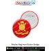 Personalised Madras Button Badge : ArmyNavyAir.com