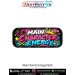 Main Character Energy Gen Z Morale Patch featuring large bold white MAIN lettering, vibrant hot pink CHARACTER lettering and electric blue ENERGY lettering on a black background. The colourful rounded rectangular fabric patch includes a bright golden-yell