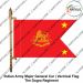 Dogra Regiment | Indian Military Car Rank Flag-Flag Major General