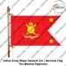Madras Regiments | Indian Military Car Rank Flag-Flag Major General