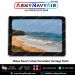 Malpe Beach Udupi Karnataka Heritage Patch featuring scenic coastal beach landscape artwork with black merrow border tourism souvenir velcro patch by ArmyNavyAir