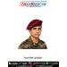Maroon Woollen Beret Cap