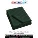 A premium military green wool blend blanket neatly folded with a smooth satin border highlighting its soft insulating fabric strong stitching and elegant finish perfect for home bedding hostels camping and military grade use from ArmyNavyAir