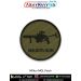 Milkor MGL Patch - olive tactical round patch featuring black Milkor Multi Grenade Launcher silhouette and bold lettering - premium printed fabric with merrow border finish - ideal for jackets, rucksacks, uniforms, and firearm memorabilia collections by A