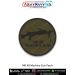 High-quality MK 48 Machine Gun patch with olive drab tactical background, black merrow border, and detailed silhouette of the MK 48 weapon – ideal for military patch collectors, bikers, and defense enthusiasts who admire precision firearms.