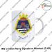 Personalised Indian Navy INS Mumbai Mug featuring destroyer ship design