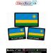MyNation Rwanda Flag Patch