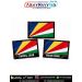 MyNation Seychelles Flag Patch