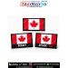 MyNation Canada Flag Patch Personalized Canadian Flag Patch with Name and Blood Group Premium Digital Printed Fabric Patch 3 x 2 Inch Velcro Hook Merrow Border for Jackets Backpacks Uniforms Motorcycle Gear Travel Bags Worldwide Delivery