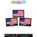 MyNation USA Flag Patch Personalized American Flag Patch with Name and Blood Group Premium Digital Printed Fabric Patch Velcro Hook Merrow Border for Jackets Backpacks Uniforms Motorcycle Gear Travel Bags