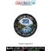 Premium round Namami Gange fabric patch featuring the official-inspired Namami Gange logo, the sacred River Ganga with historic ghats, bridge, conservation emblem, and the message Clean Ganga Green Ganga Our Ganga, finished with a durable black merrow bor