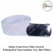 Indian Armed Force-Police-Security Webbing Belt Nylon-Synthetic 2" Width (With Eylets) Heavy Fittings-Navy Belt (White)