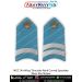 NCC Air Wing Shoulder Rank "Curved Epaulette" Silver Zari : ArmyNavyAir.com