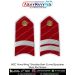 NCC Army Wing Shoulder Rank "Curved Epaulette" Silver Zari : ArmyNavyAir.com