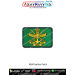 Rectangular NDA Panther Squadron patch featuring the National Defence Academy crest on a solid green background with a premium black merrow border.