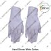 Parade Hand Gloves White Cotton Wrist Elastic | Navyug