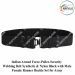 Indian Armed Force-Police-Security Webbing Belt Nylon-Synthetic 2" Width (With Eylets) Heavy Fittings-Army |Air Belt (Black)