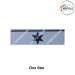 Indian Coast Guard Rank & Branch Badges (Sailors) For Summer Uniform-I GC Star |1 Good Conduct Star ( New Technology ) 1.9cm H X 6.5cm W