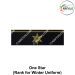Indian Coast Guard Rank & Branch Badges (Sailors) For Winter Uniform-I GC Star |1 Good Conduct Star ( New Technology ) 1.9cm H X 6.5cm W