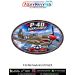 P-40 Warhawk Fighter Aircraft Patch for Aviation Enthusiasts and Collectors