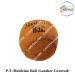 Indian Armed Force P.T. Medicine Ball (Leather Covered) For Physical Training Indoor-Outdoor -4 Kg