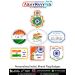 India Bharat Flag Badge : ArmyNavyAir.com