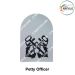 Indian Navy Rank & Branch Badges (Sailors) For Summer Uniform -Petty Officer ( New Technology ) 9.5cm H X 6.5cm W