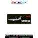 Phalcon AWACS Personalized Flight Crew Name Plate featuring Indian Air Force Phalcon airborne warning and control system aircraft artwork with custom name, optional blood group, premium digital print on fabric with olive green merrow border for flight sui