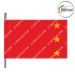 Indian Army Lancer Flag -Vehicle Flag (Army Infantry Regiments) | Indian Military Stiffener Flag with Double Side Logo (9" X 18")-Arunachal Scouts-Brigadier