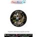 Proud Army Dad Homecoming Reunion Patch featuring a child running into the arms of a returning Army soldier with black and gold border.