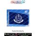 Puducherry Police Flag made from premium poly satin fabric flying on flagpole