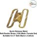 Belt Buckle Brass-Gilt (Male- Female Set) (Armed Force) Quick Release Waist Belt Buckle Brass is Fitted To Belt & Worn Around The Waist (Suitable For 2" Belt of Nylon-Cotton)