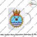 Personalised Indian Navy INS Ranvijay Mug featuring destroyer ship design