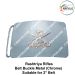 Army-Military Rashtriya Rifles Uniform Belt Buckle (Indian Army Infantry Regiments) Rashtriya Rifles Buckle Chrome (Suitable For 2" Belt of Leather- Nylon-Cotton )