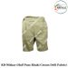 Indian Armed Force-Police Shorts KD-Nikkar (Half Pant Khaki Cotton Drill Fabric) With 2 Side Pocket & Button Loops For 2" Belt Front Pleated & Button Clouser With-Without Side Adjustable Tap With Zip Fly & No Back Pocket