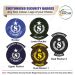 Security Badge (Rocker) oF Fabric-Cloth (Universal Logo OR Customised Logo ) For Cap-Chest -Arm Badge-Customised Of Your Choice-2 Inch Height