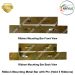 Ribbon Mounting Metal Bar With Pin (Hold 5 Ribbons) | Navyug